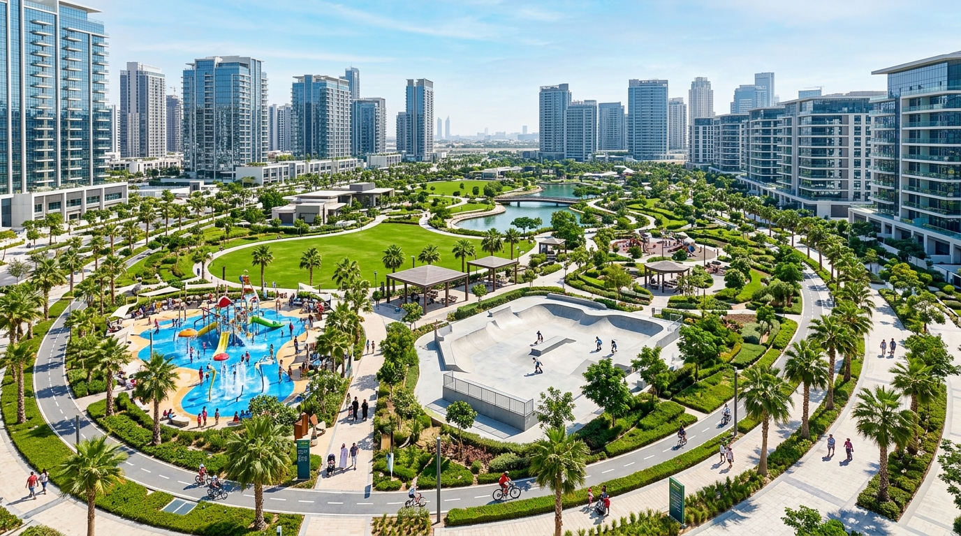 Dubai Hills Park: Attractions, Splash Park & Complete 2026 Guide