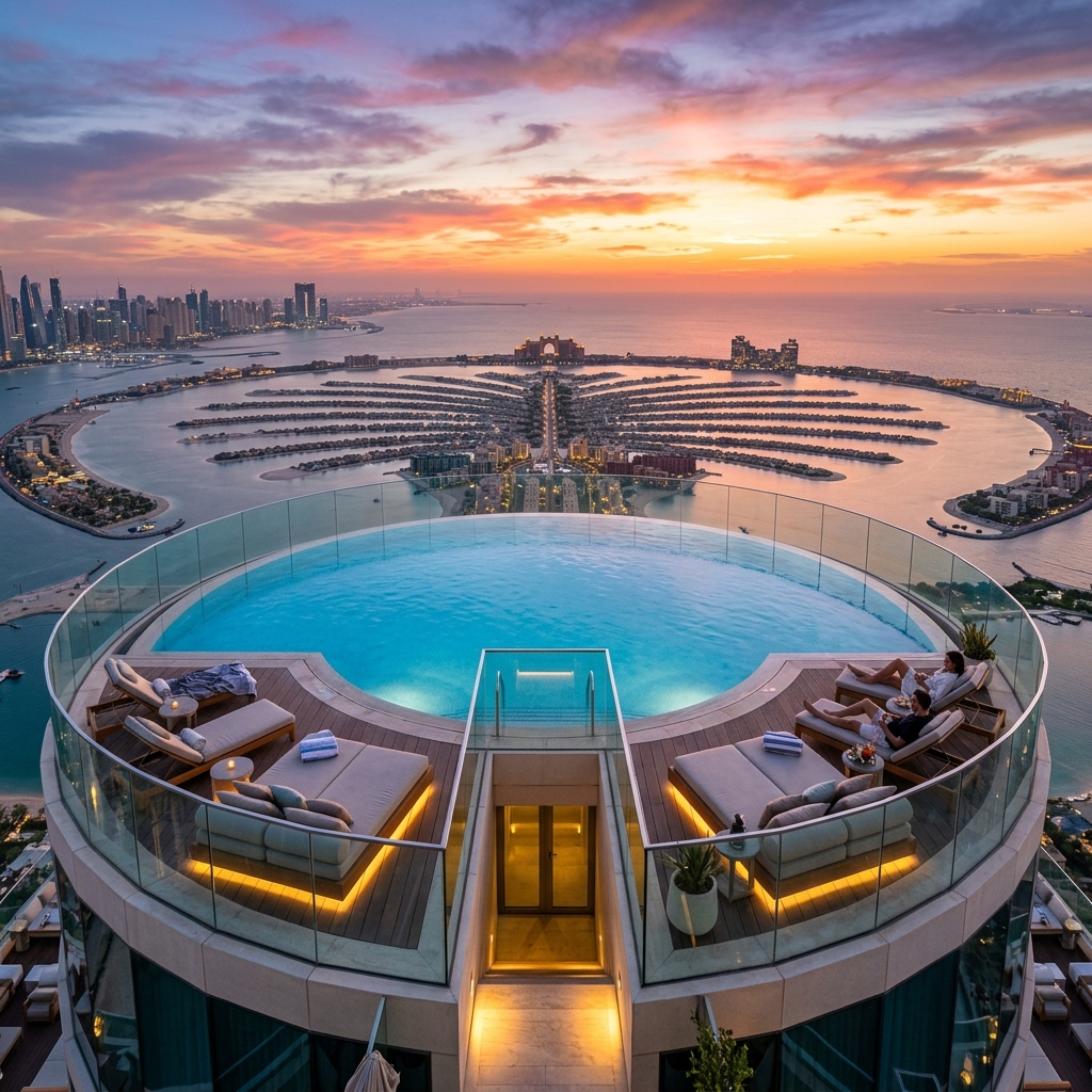 AURA Skypool Sunset Swim Session