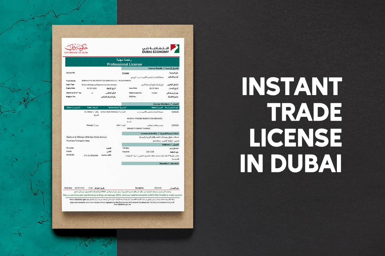 Trade License in Dubai UAE